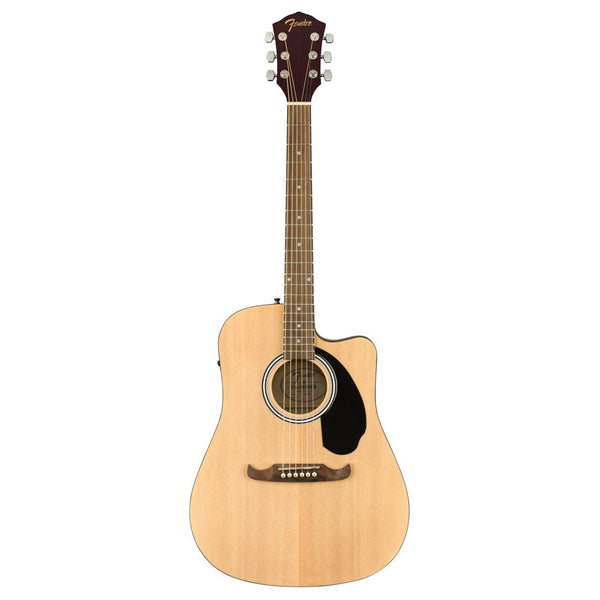 Fender FA-125CE Acoustic-Electric Guitar Natural-guitar-Fender- Hermes Music