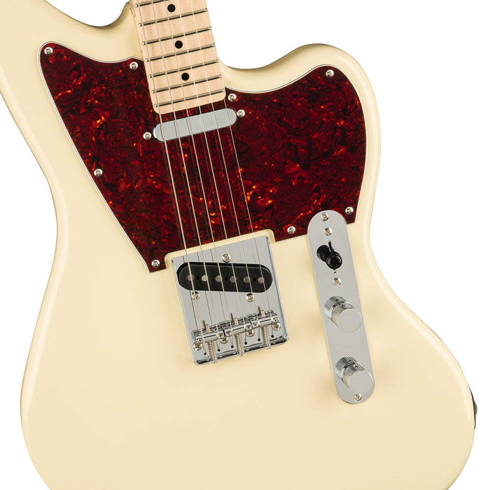 Fender Paranormal Offset Telecaster White-guitar-Fender- Hermes Music