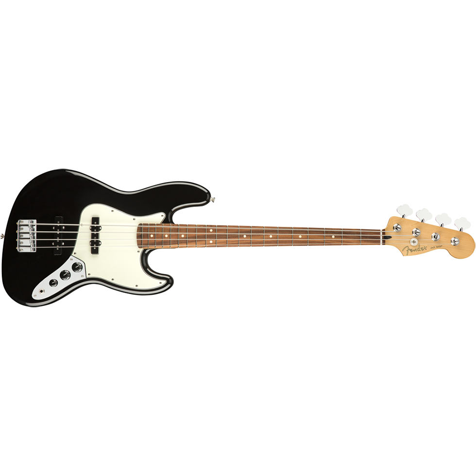 Fender Player Jazz Bass Black-bass-Fender- Hermes Music