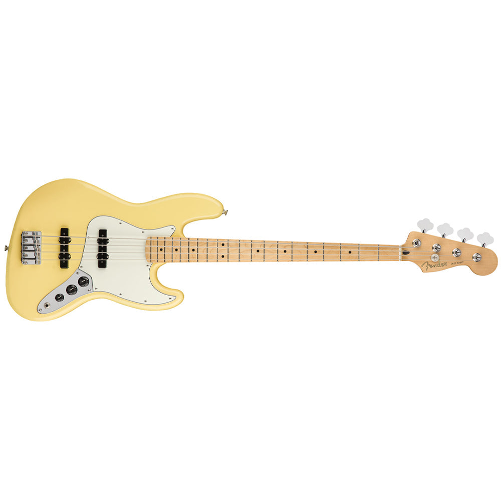 Fender Player Jazz Bass, Maple Fingerboard, Buttercream-bass-Fender- Hermes Music