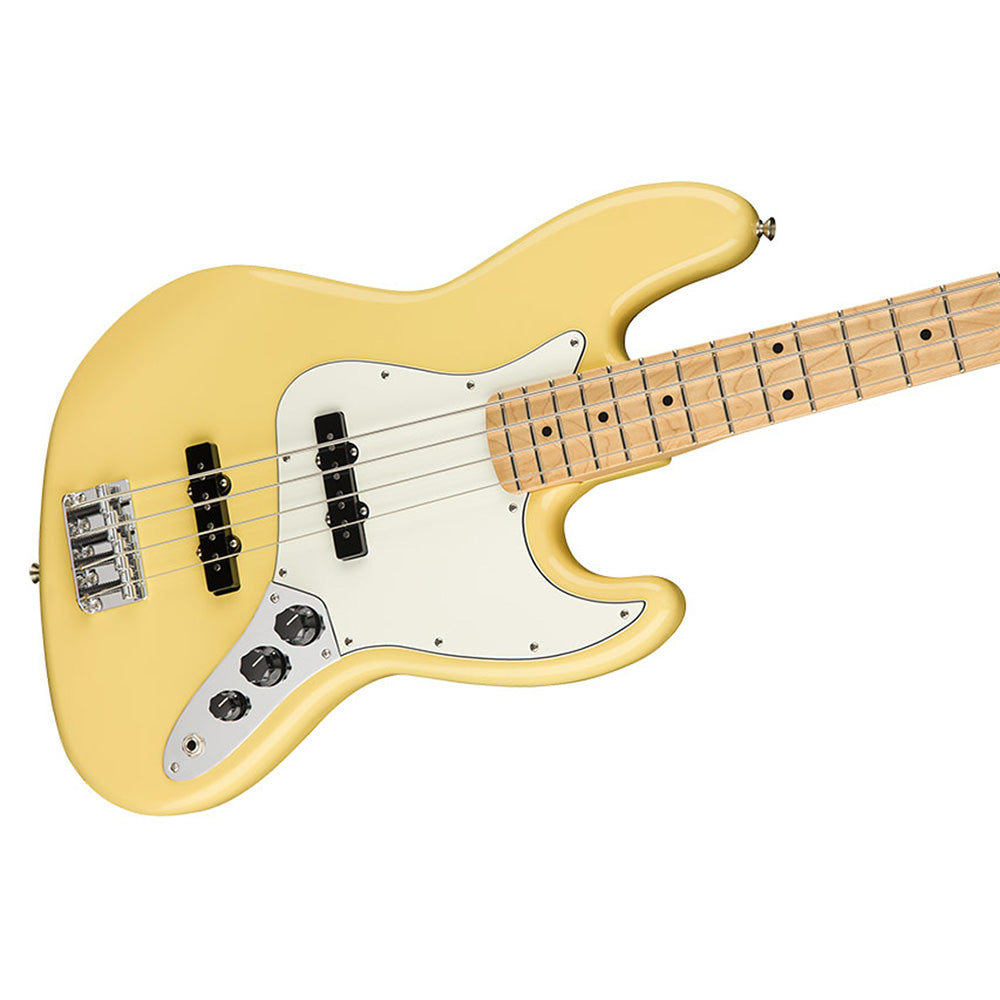 Fender Player Jazz Bass, Maple Fingerboard, Buttercream-bass-Fender- Hermes Music