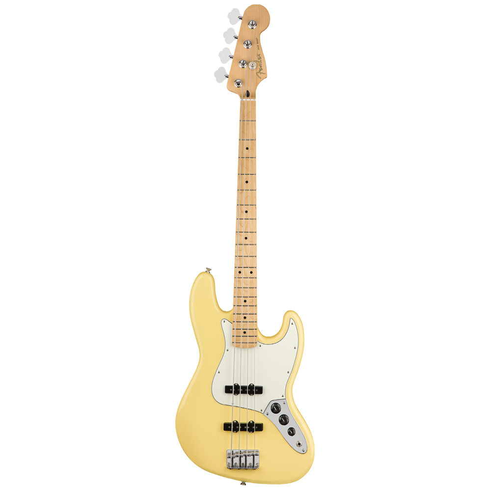 Fender Player Jazz Bass, Maple Fingerboard, Buttercream-bass-Fender- Hermes Music