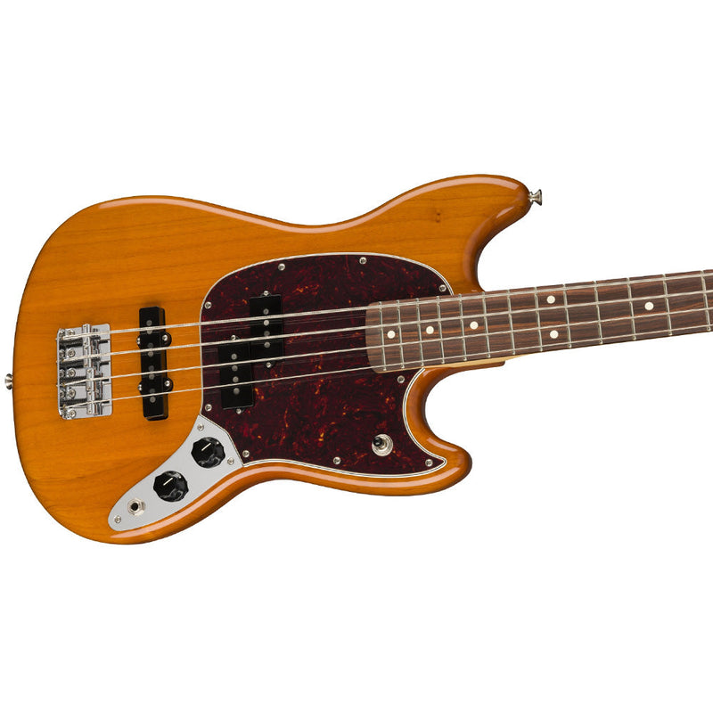 Fender Player Mustang Bass PJ Aged Natural-bass-Fender- Hermes Music