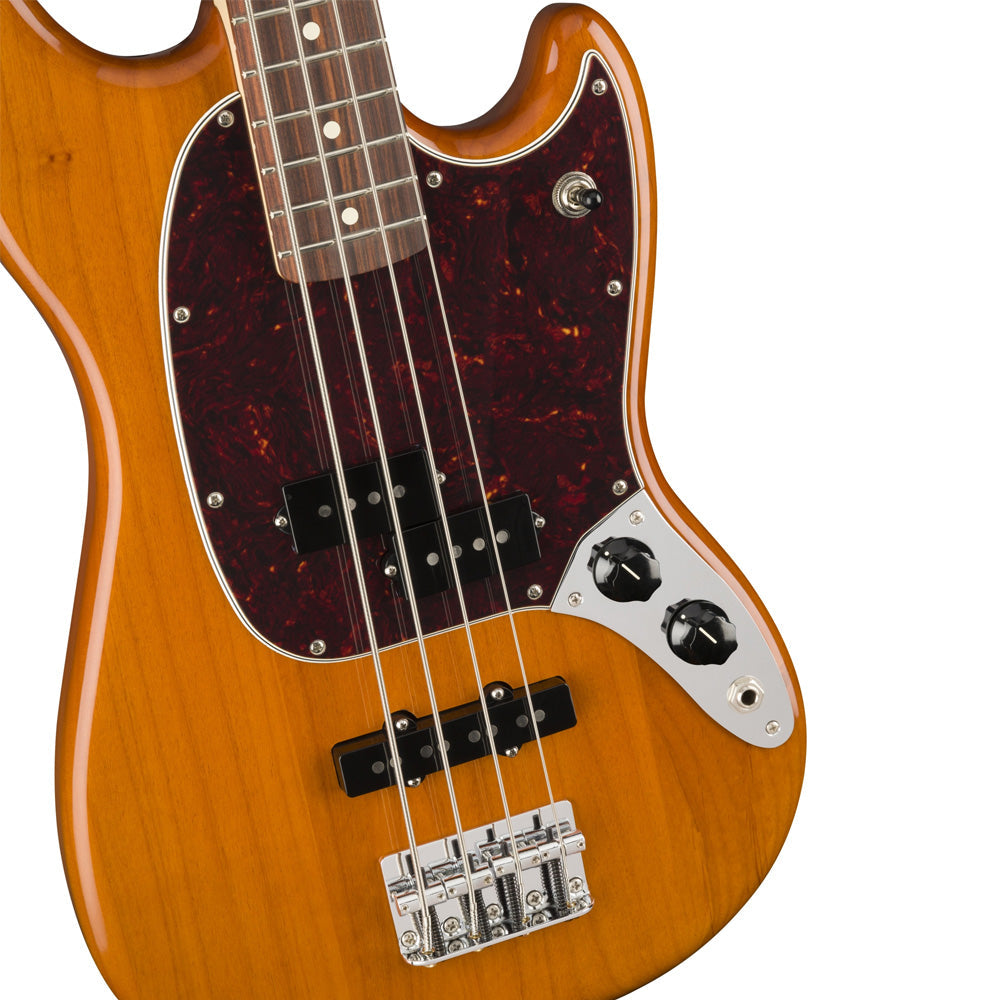 Fender Player Mustang Bass PJ Aged Natural-bass-Fender- Hermes Music