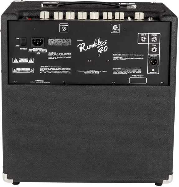 Fender Rumble™ 40 V3 120V-Fender- Hermes Music