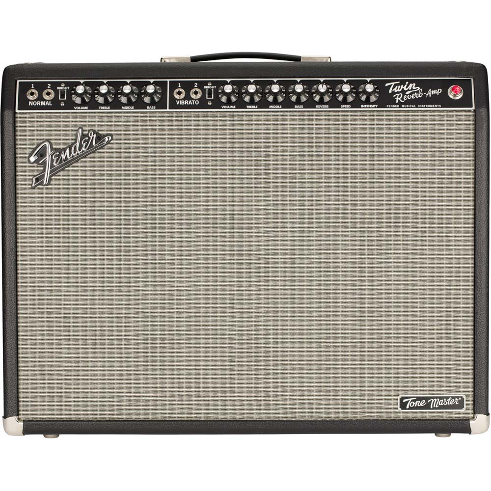 Fender Tone Master Twin Reverb 200W 2x12 Guitar Combo Amp Black-guitar amp-Fender- Hermes Music