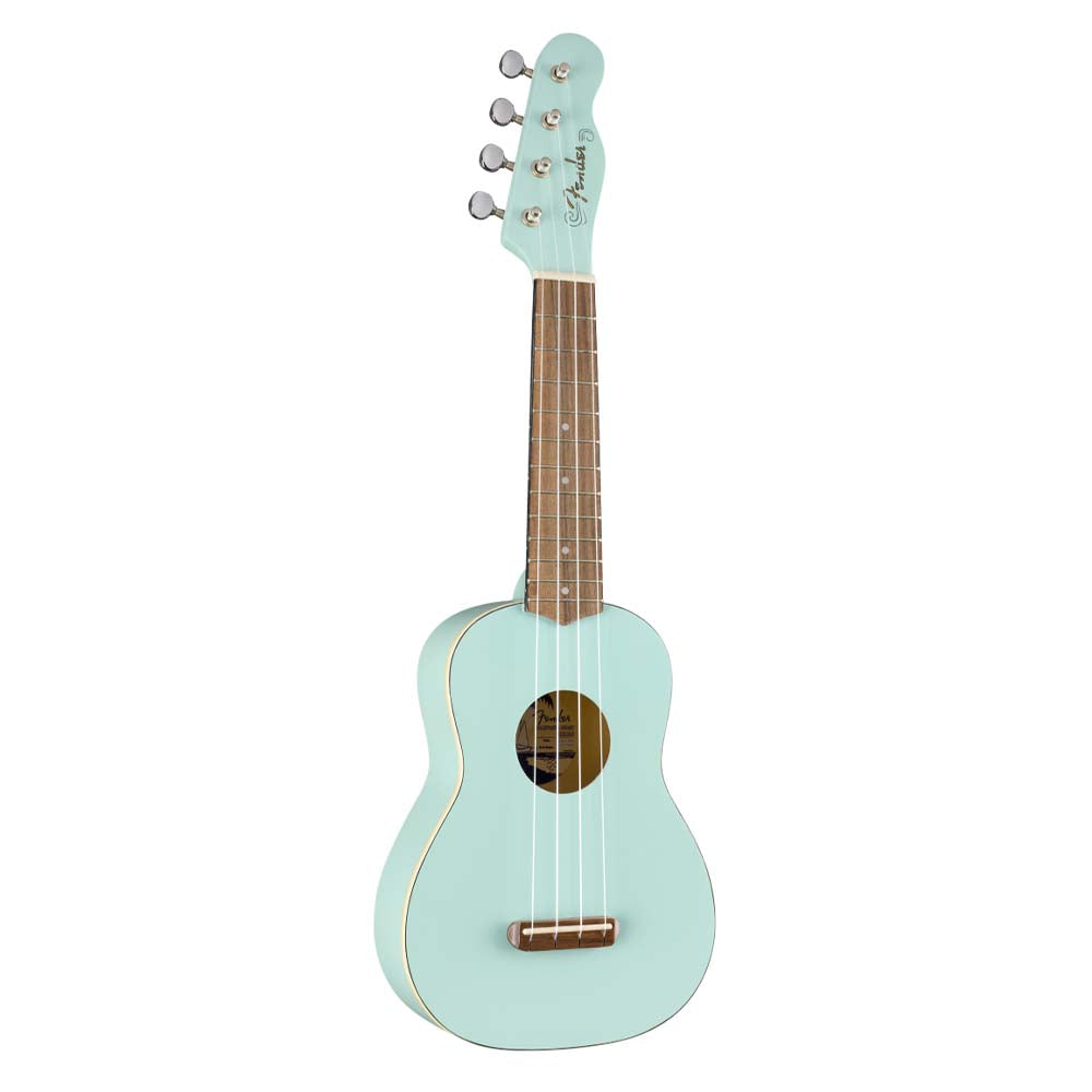 Fender Venice Soprano Daphne Blue Ukulele-ukulele-Fender- Hermes Music