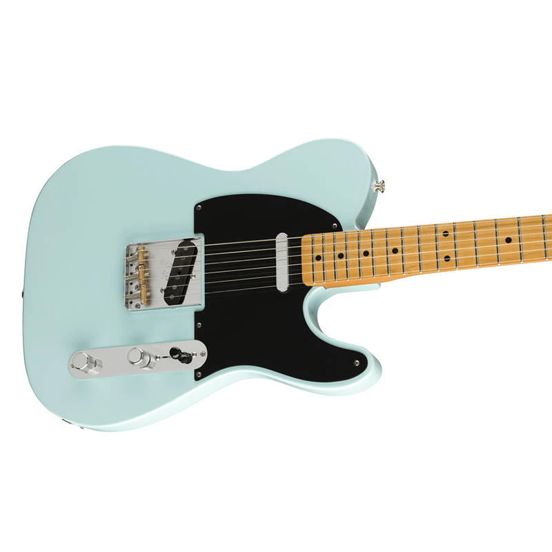 Fender® Fender VINTERA 50S Telecaster Modified Maple Daphne Blue-guitar-Fender- Hermes Music