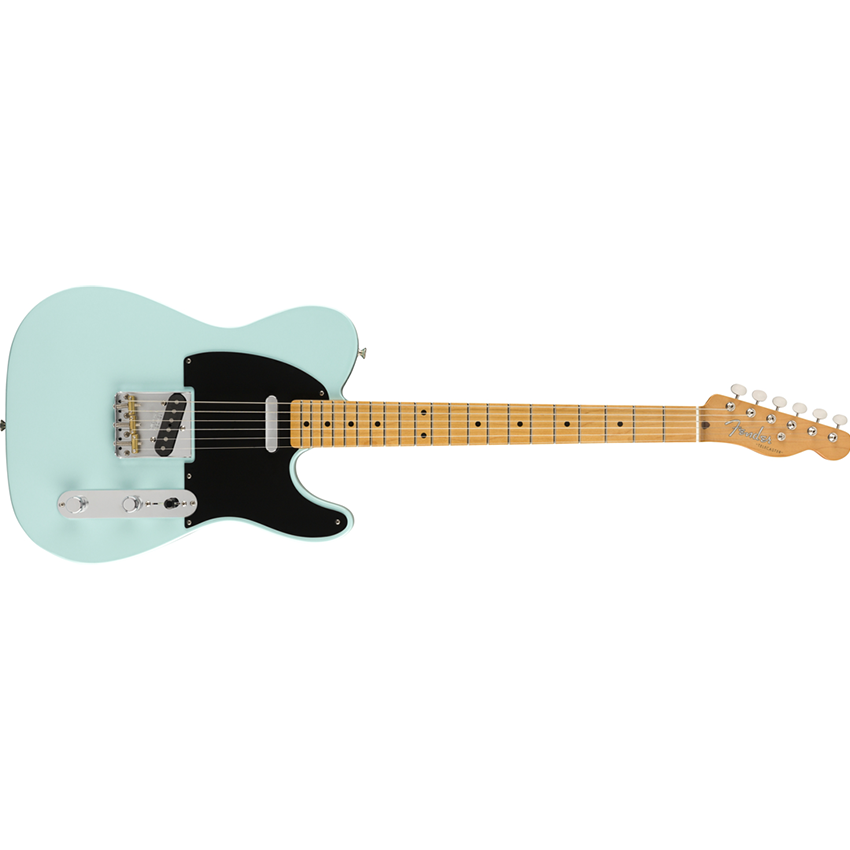 Fender® Fender VINTERA 50S Telecaster Modified Maple Daphne Blue-guitar-Fender- Hermes Music