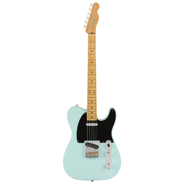 Fender® Fender VINTERA 50S Telecaster Modified Maple Daphne Blue-guitar-Fender- Hermes Music