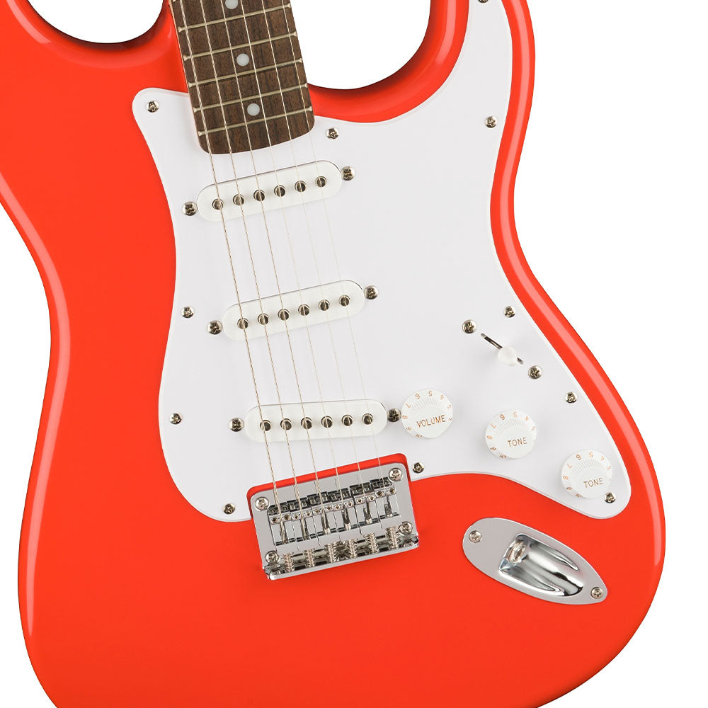 Fender® Squier Bullet Series Strat Electric Guitar Red-guitar-Fender- Hermes Music