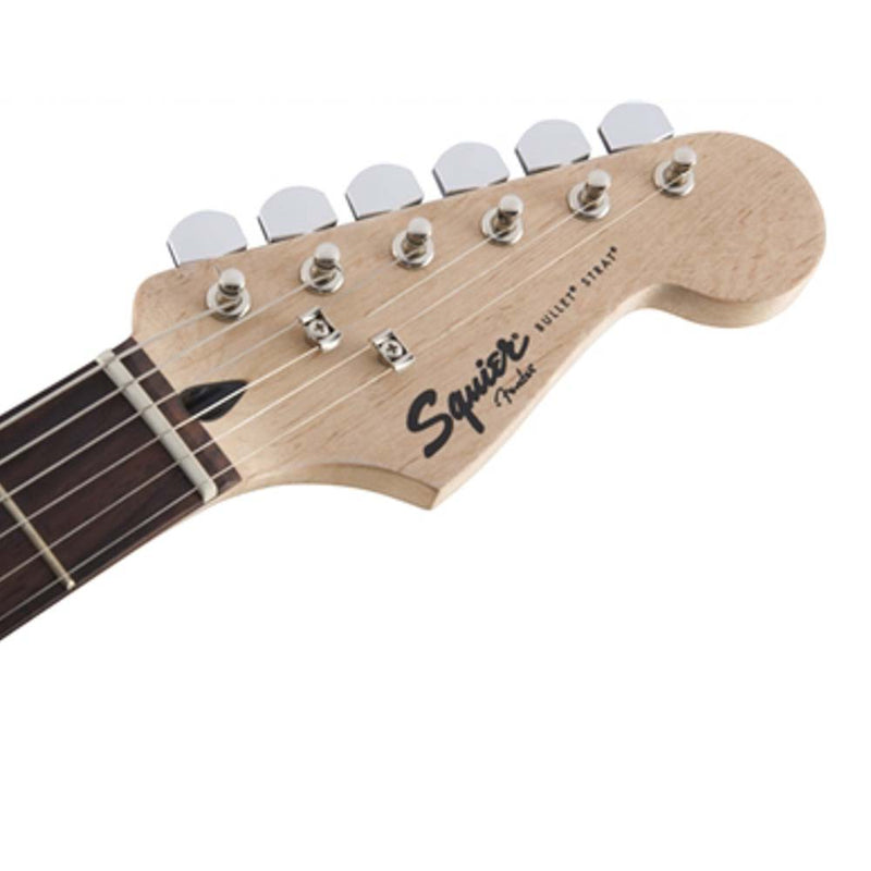 Fender® Squier Bullet Strat Electric Guitar Black-guitar-Fender- Hermes Music