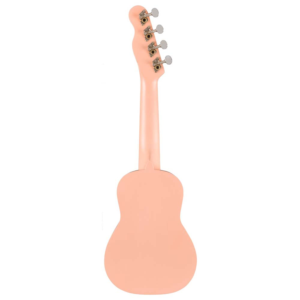 Fender® Venice Soprano Shell Pink Ukulele-ukulele-Fender- Hermes Music