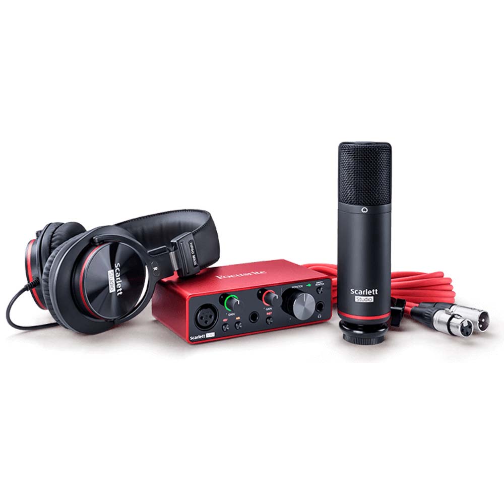 Focusrite Scarlett 2i2 Studio (3rd Gen) Recording Bundle-Home Studio-Focusrite- Hermes Music