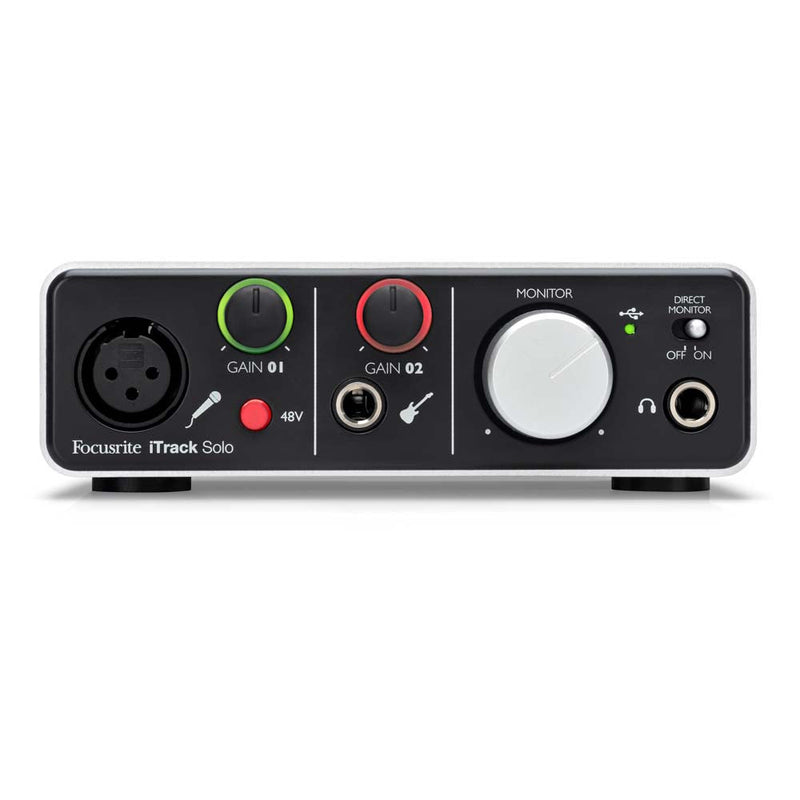 Focusrite iTrack Solo iOS Audio Interface with Lightning Connector-interface-Focusrite- Hermes Music