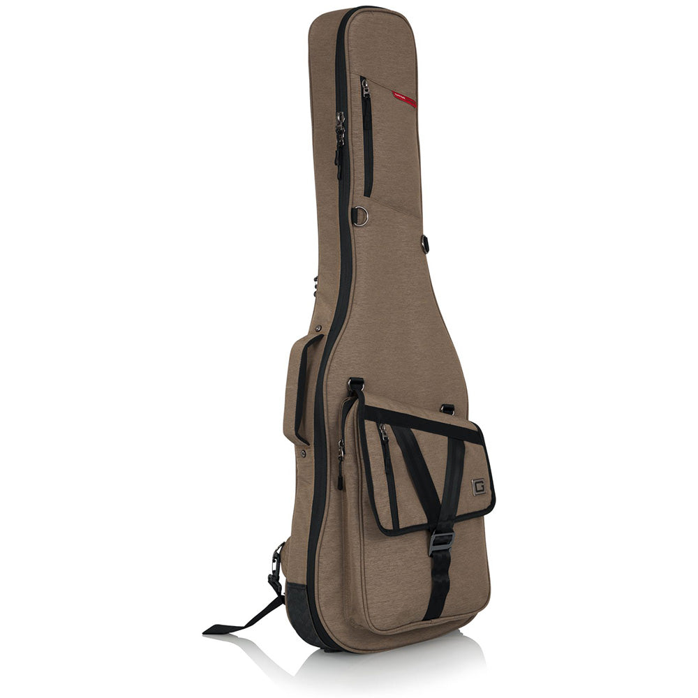 Gator GT-ELECTRIC-TAN Transit Series Electric Guitar Gig Bag with Tan Exterior