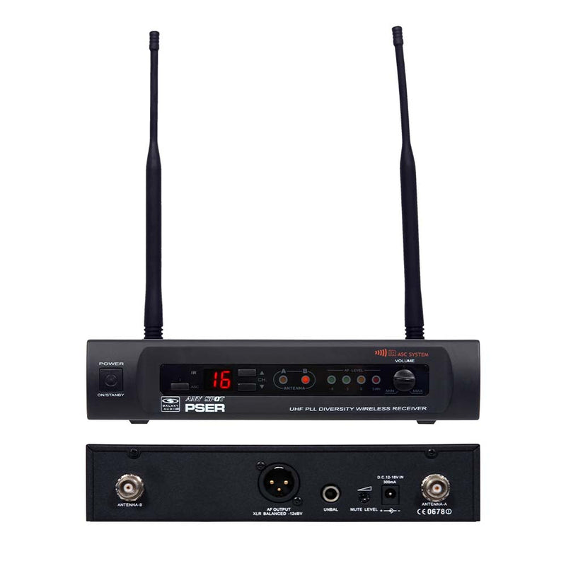 Galaxy PSE Economical 16 Ch L Rackable Wireless Mic System-wireless system-Galaxy Audio- Hermes Music