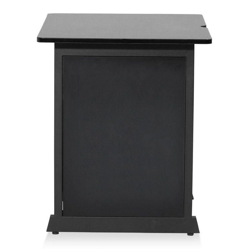Gator Content Creator Furniture Series 12U Studio Rack Table in Black Finish-Musical Keyboard Stands-Gator- Hermes Music