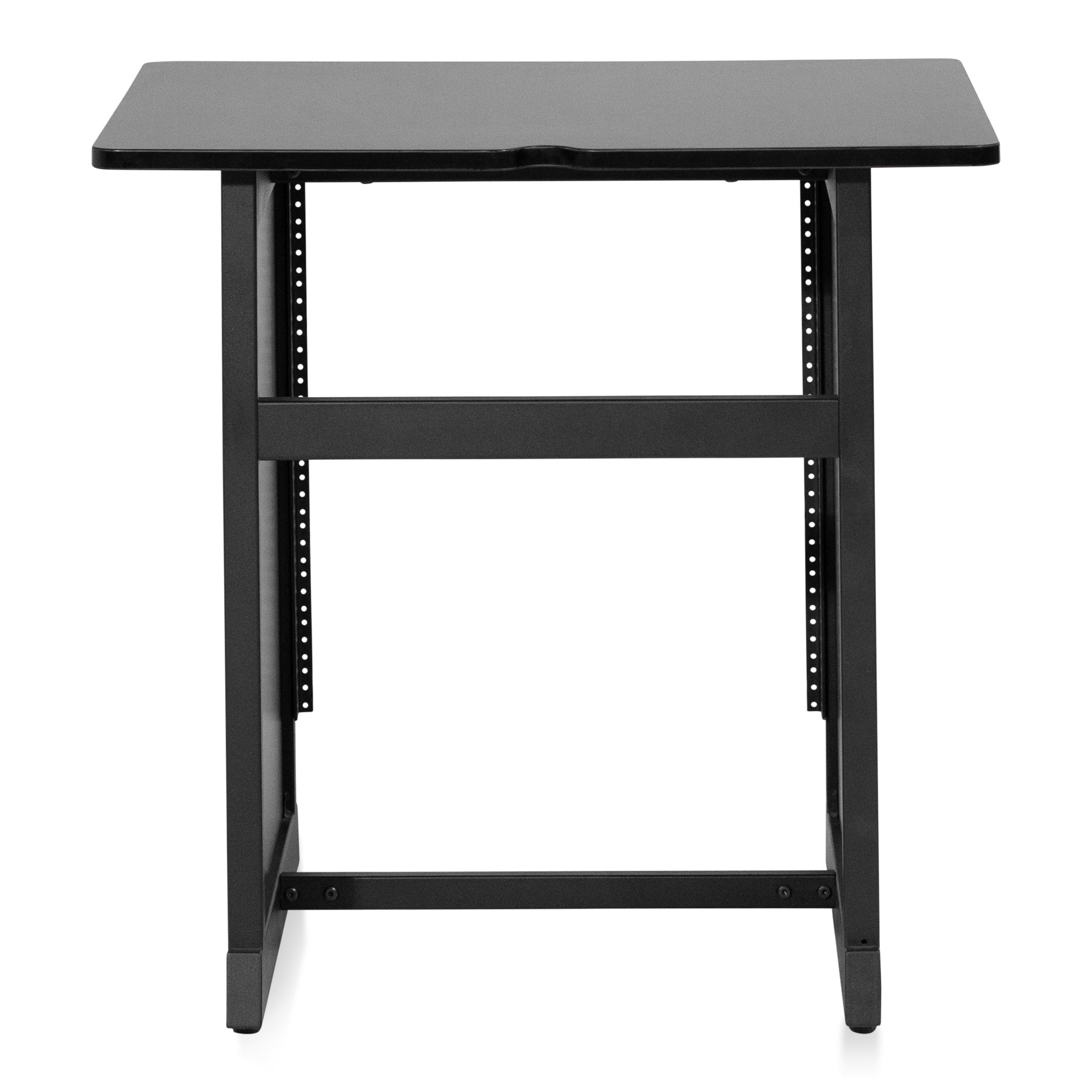 Gator Content Creator Furniture Series 12U Studio Rack Table in Black Finish-Musical Keyboard Stands-Gator- Hermes Music