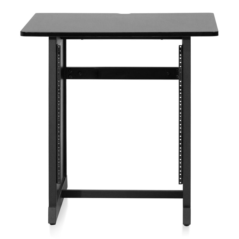 Gator Content Creator Furniture Series 12U Studio Rack Table in Black Finish-Musical Keyboard Stands-Gator- Hermes Music