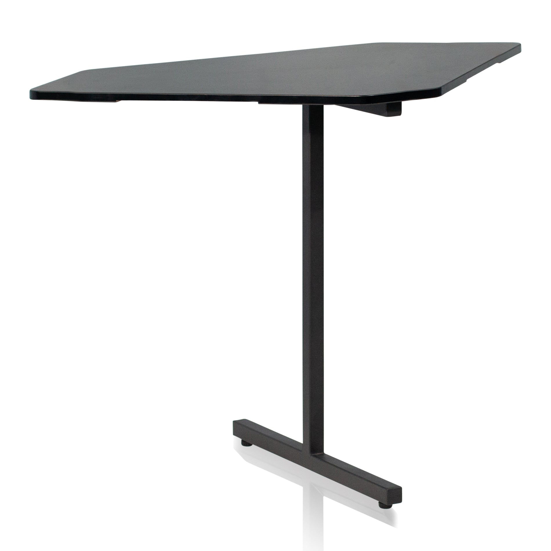 Gator Content Creator Furniture Series Corner Desk Section in Black Finish-Musical Keyboard Stands-Gator- Hermes Music