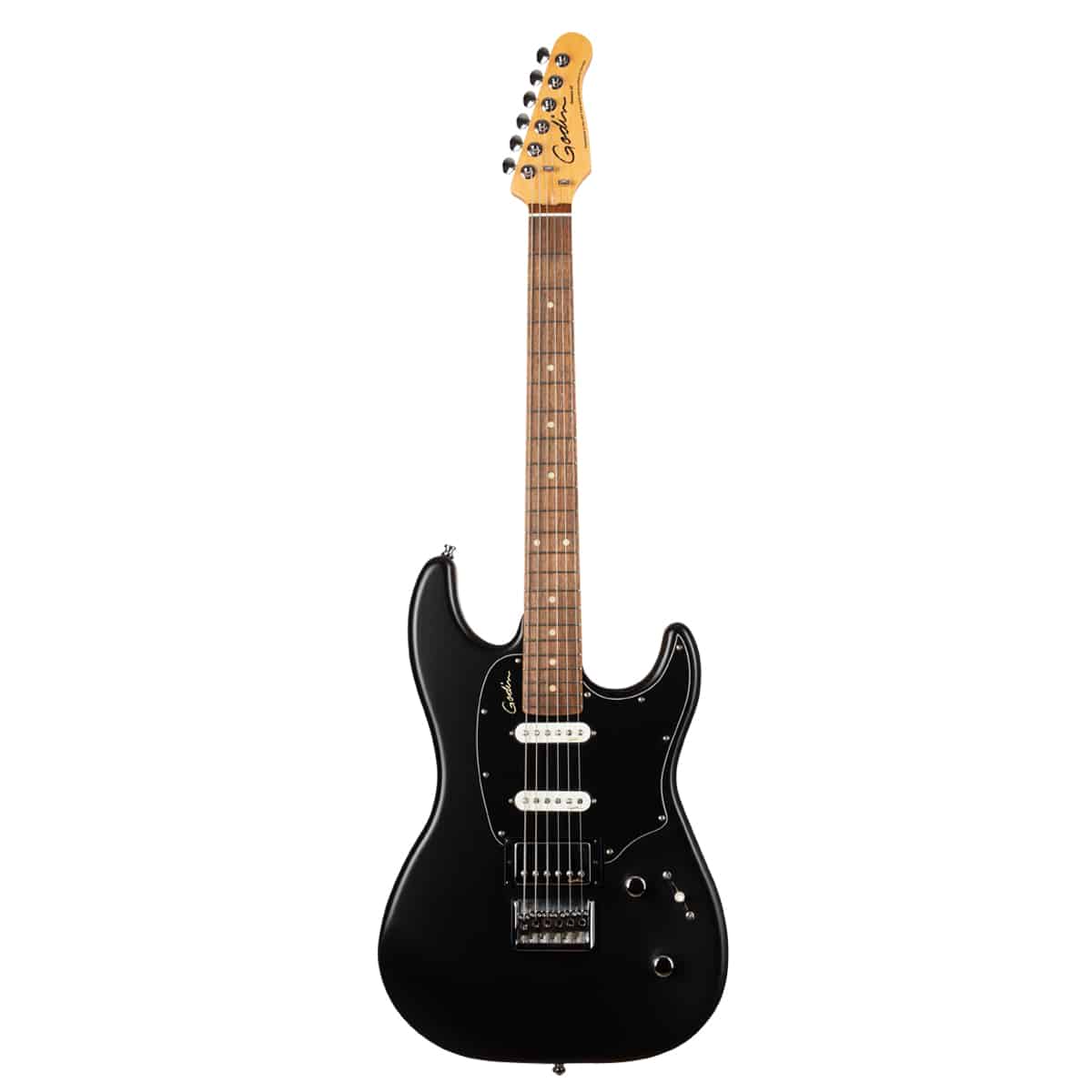 Godin Session HT Matte Black RN, Electric Guitar-guitar-Godin- Hermes Music