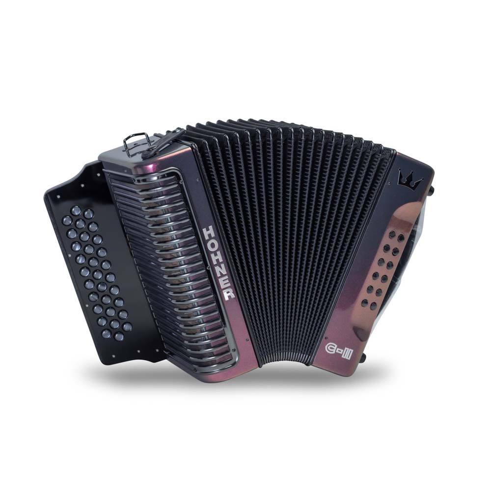 Hohner Corona C-II Accordion GCF Red to Gold-accordion-Hohner- Hermes Music