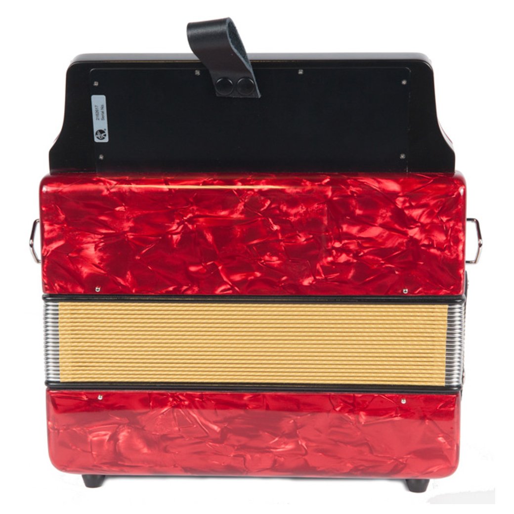 Hohner Corona II Classic GCF Diatonic Accordion in Red-accordion-Hohner- Hermes Music