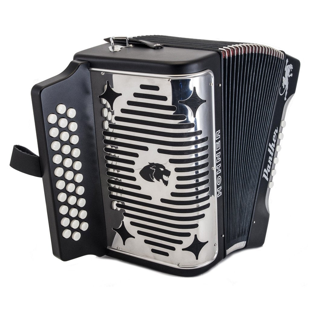 Hohner Panther FBE with APS Gig Bag-accordion-Hermes Music- Hermes Music