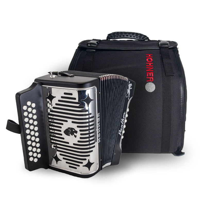 Hohner Panther FBE with Hohner Accordion Bag-bundle-Hohner- Hermes Music