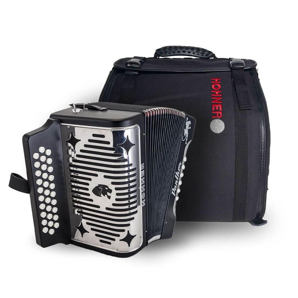 Hohner Panther GCF with Hohner Accordion Bag-bundle-Hohner- Hermes Music