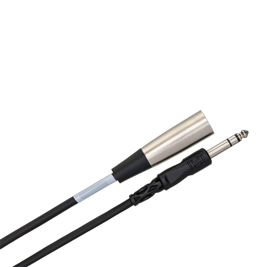 Hosa Technology 1/4 in TRS to XLR3M Balanced Cable 10'-Cables-Hosa Technology- Hermes Music