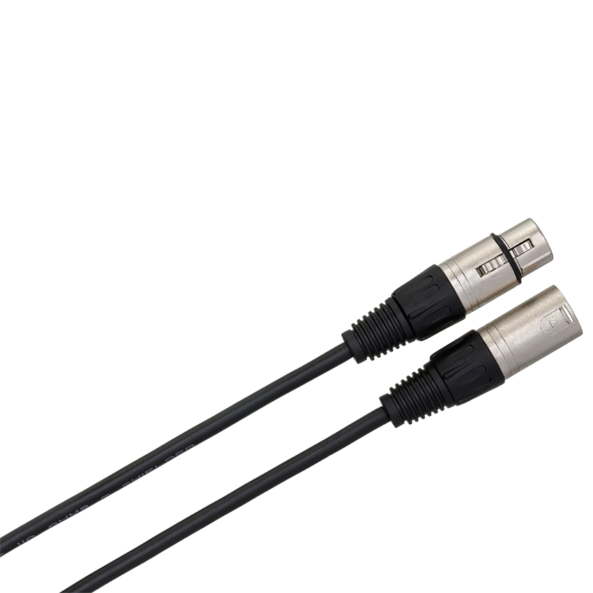 Hosa Technology DMX-305 XLR3M to XLR3F Cable 5'-accessories-Hosa Technology- Hermes Music