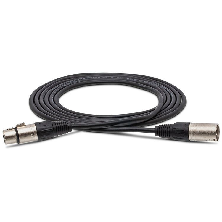 Hosa Technology DMX-305 XLR3M to XLR3F Cable 5'-accessories-Hosa Technology- Hermes Music