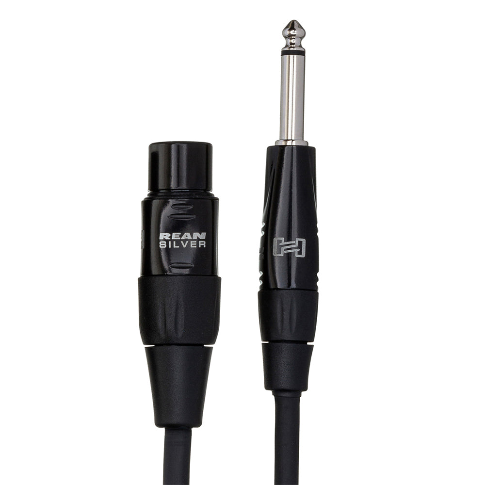 Hosa Technology HMIC-005HZ XLR3F to 1/4 in TS, 20 AWG 5' Microphone Cable-Cables-Hosa Technology- Hermes Music