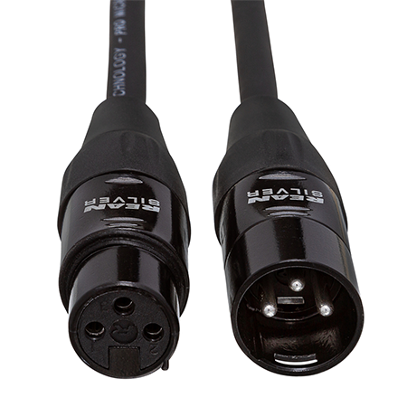 Hosa Technology HMIC-020 XLR3F to XLR3M Pro Mic 20Ft Cable-accessories-Hosa Technology- Hermes Music