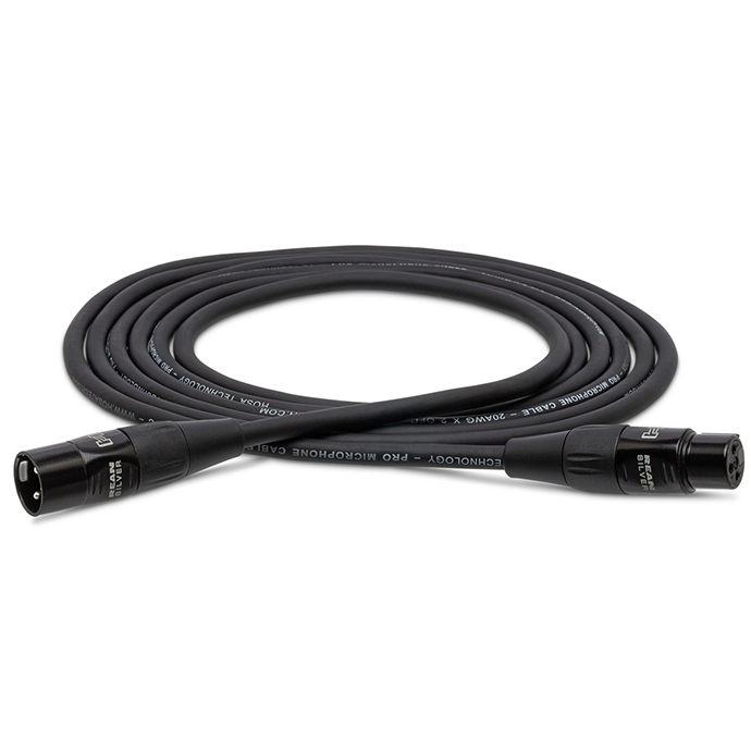 Hosa Technology HMIC-020 XLR3F to XLR3M Pro Mic 20Ft Cable-accessories-Hosa Technology- Hermes Music