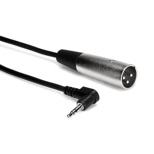 Hosa Technology Microphone Cable Right-angle 3.5 mm TRS to XLR3M-accessories-Hosa Technology- Hermes Music