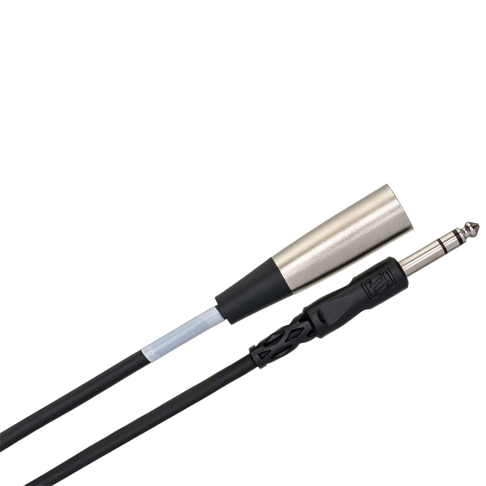 Hosa Technology STX-103M 1/4 In TRS to XLR3M Balanced Cable 3'-Cables-Hosa Technology- Hermes Music