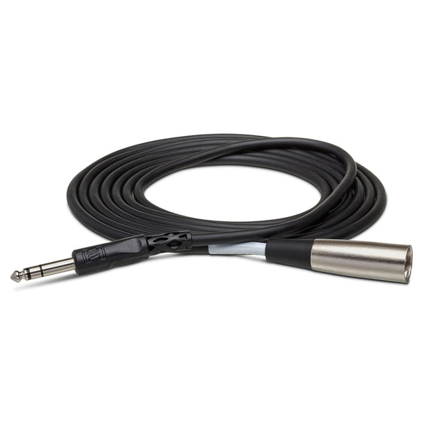Hosa Technology STX-103M 1/4 In TRS to XLR3M Balanced Cable 3'-Cables-Hosa Technology- Hermes Music