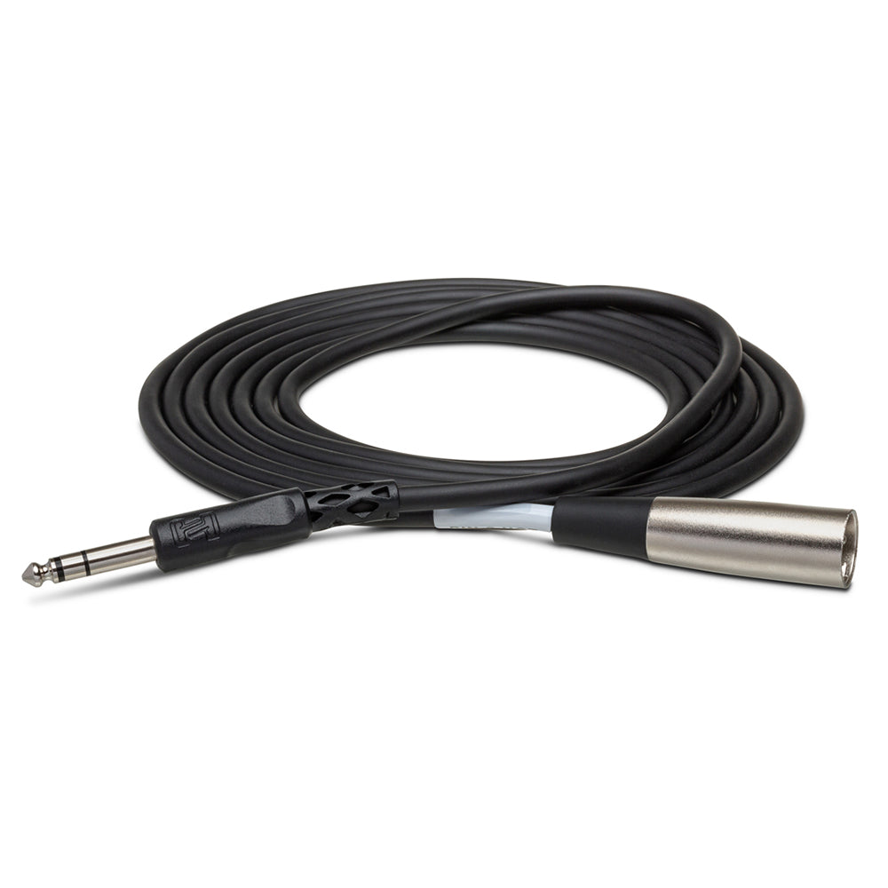 Hosa Technology STX-105M 1/4 In TRS to XLR3M Balanced Cable 5'-Cables-Hosa Technology- Hermes Music