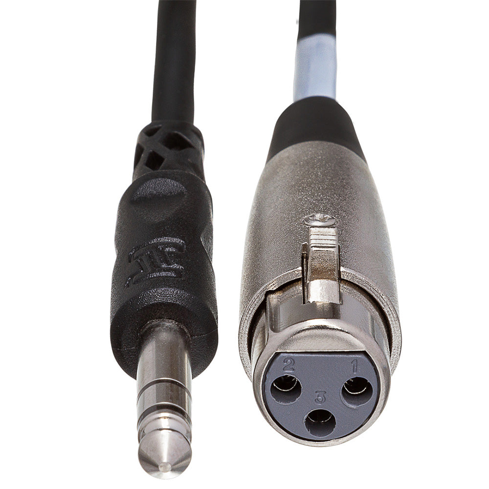 Hosa Technology STX-110F XLR3F to 1/4 in TRS, 10ft-Cables-Hosa Technology- Hermes Music