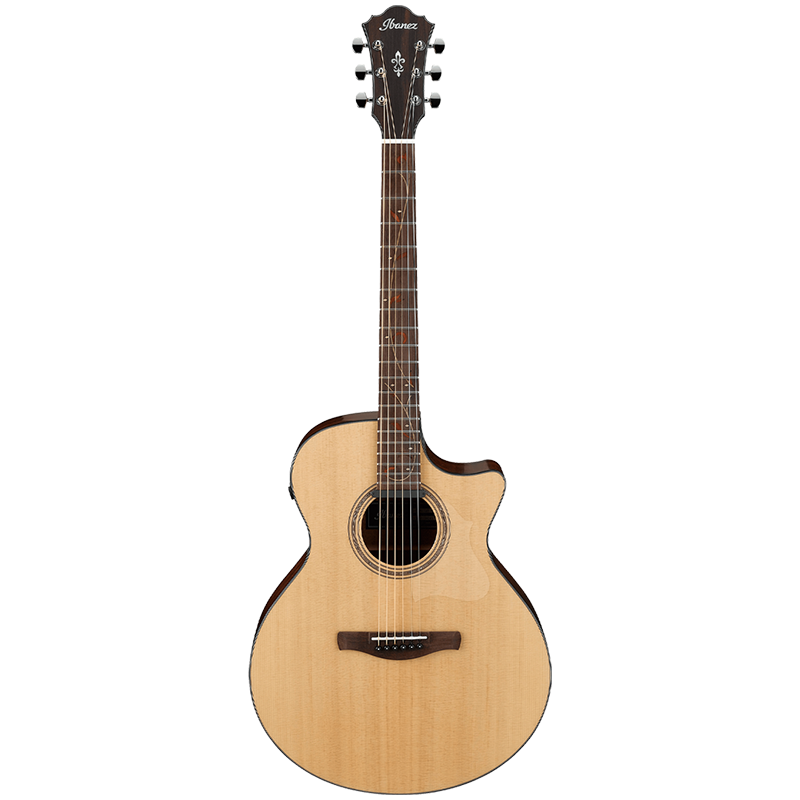 Ibanez AE275LGS AE Electric Acoustic Guitar Natural Low Gloss-guitar-Ibanez- Hermes Music