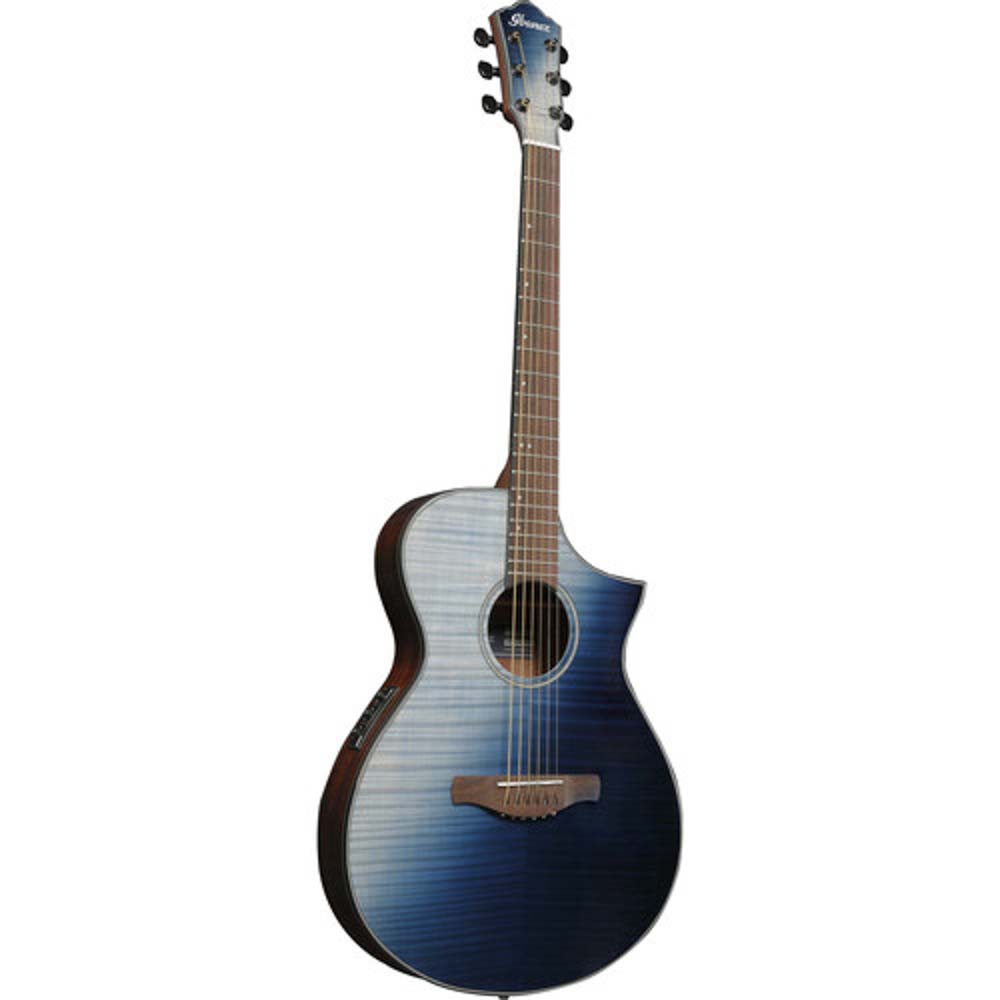 Ibanez AEWC32FM Acoustic-Electric Guitar - Indigo Sunset Fade-guitar-Ibanez- Hermes Music