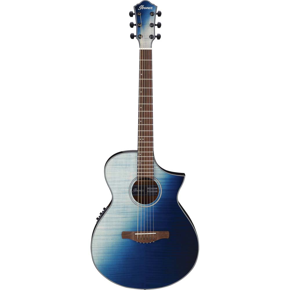 Ibanez AEWC32FM Acoustic-Electric Guitar - Indigo Sunset Fade-guitar-Ibanez- Hermes Music