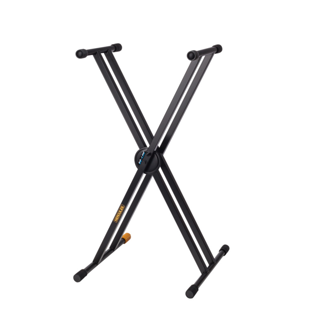 Hercules KS120B Ez-Lok Double X-Keyboard Stand-Musical Keyboard Stands-Hercules-Hermes Music