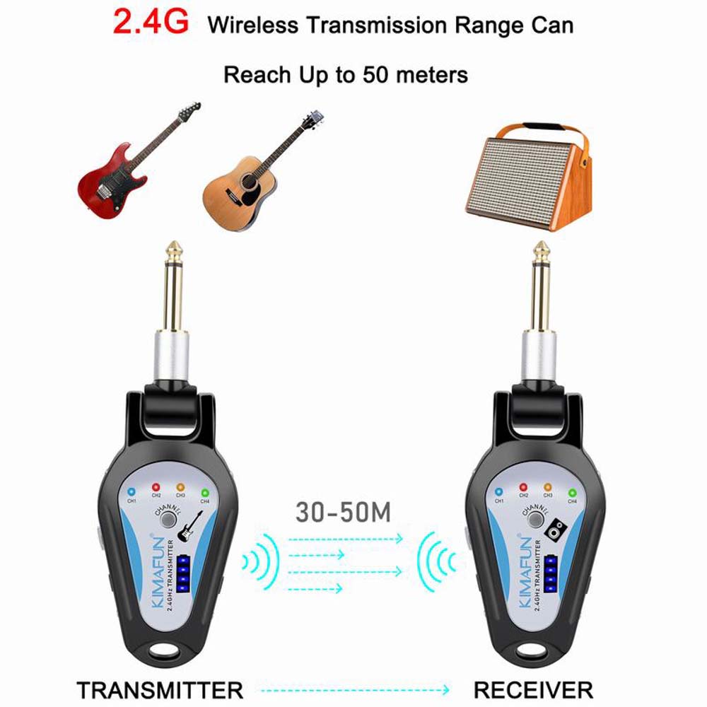 Kimafun KM-G207 Wireless Instrument System-wireless-Kimafun- Hermes Music