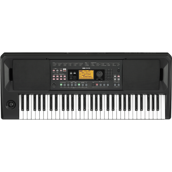 Korg EK-50 61-Key Sound Entertainment Keyboard Black-keyboard-Korg- Hermes Music