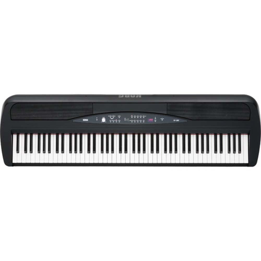 Korg SP-280 Portable Digital Piano (Black)-keyboard-Korg- Hermes Music