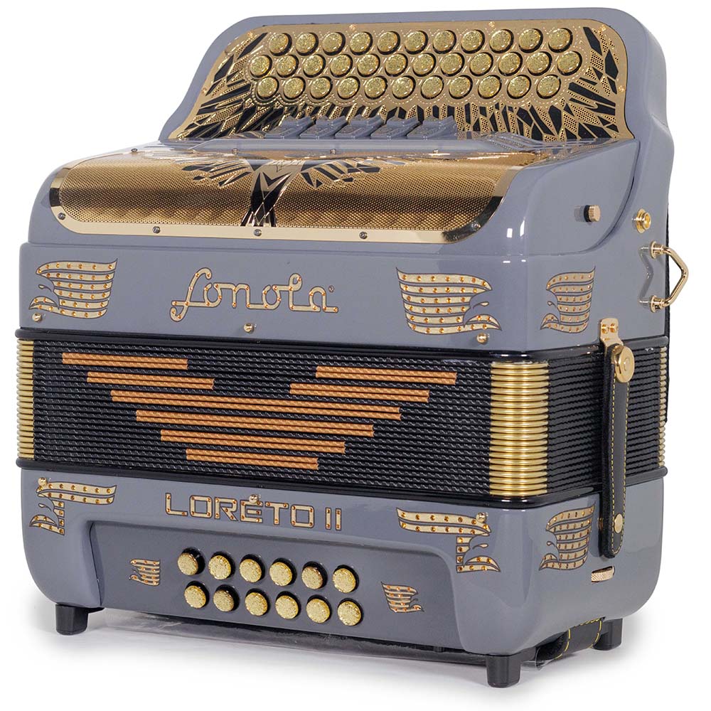 Sonola Loreto II Accordion 5 Switch EAD Dark Gray with Gold